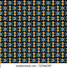 Seamless turkish colorful pattern. for textile, design and backgrounds. Vector pattern