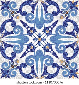 Seamless turkish colorful pattern. Vintage multicolor pattern in Eastern style.  Pattern can be used for ceramic tile, wallpaper, linoleum, textile, surface textures, web page background or paper.