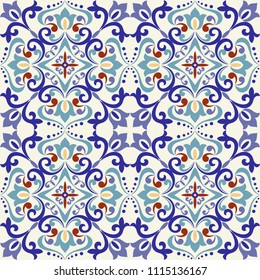 Seamless turkish colorful pattern. Vintage multicolor pattern in Eastern style.  Pattern can be used for ceramic tile, wallpaper, linoleum, textile, surface textures, web page background or paper.
 
