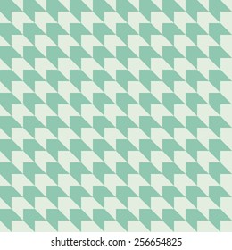 Seamless turquoise diagonal op art arrow pattern vector