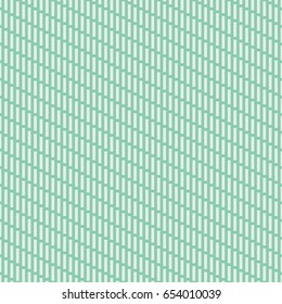 Seamless turquoise rectangle op art textile pattern vector