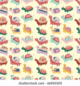 seamless Turtle  pattern