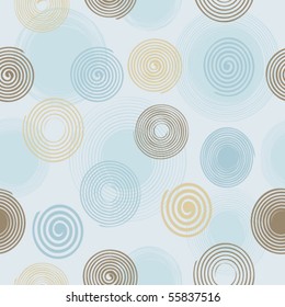 Seamless twirls pattern