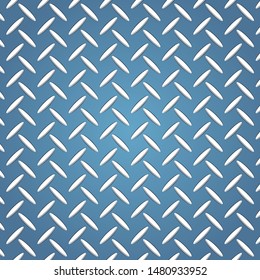 Seamless two color white rice flat patterns on gradient blue background