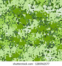 Seamless two-layer camouflage. The front layer is pixel.
Background consisting of dumbbell-shaped figures.  Just for editing.