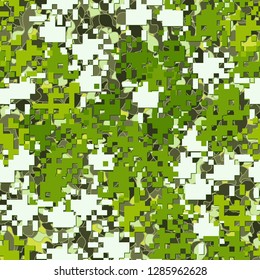 Seamless two-layer camouflage. The front layer is pixel.
Background consisting of dumbbell-shaped figures.  Just for editing.
