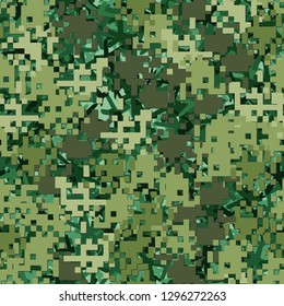 Seamless two-layer camouflage. The front layer is pixel.
The background consists of five-pointed figures. Easy to edit.