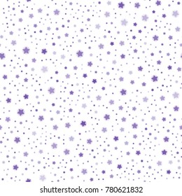 Seamless ultra violet star pattern for designing fashion prints\textiles or poster, banner, presentation template, wallpaper, pack paper. Vector pattern of stars