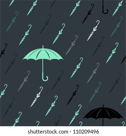 seamless umbrella pattern