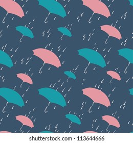 seamless umbrella pattern