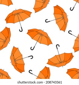 Seamless umbrella pattern