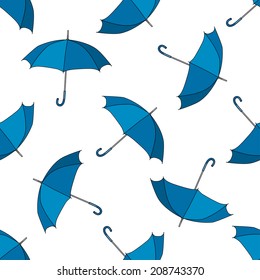 Seamless umbrella pattern