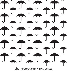 Seamless Umbrella Pattern