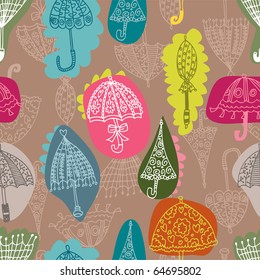 seamless umbrella pattern