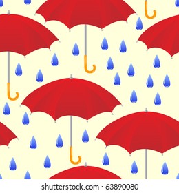 Seamless from umbrellas