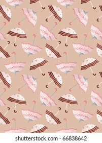  seamless umbrellas pattern