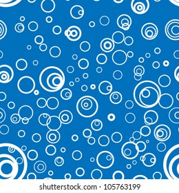Seamless under water pattern with bubbles