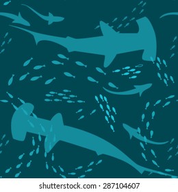 Seamless underwater pattern