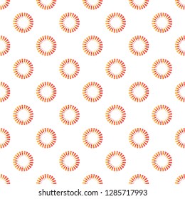 seamless unique pattern with various categories and types