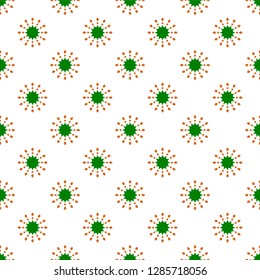 seamless unique pattern with various categories and types