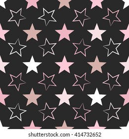 Seamless universal pattern. Stars.