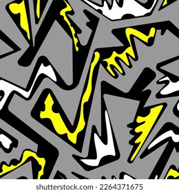 Patrón abstracto colorido sin inconvenientes con formas onduladas