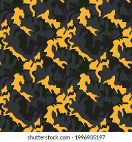 Seamless Urban Camouflage abstract pattern, Military Camouflage repeat pattern design for Army background, printing clothes, fabrics, sport t-shirts jersey, web banners, posters, cards and wallpapers