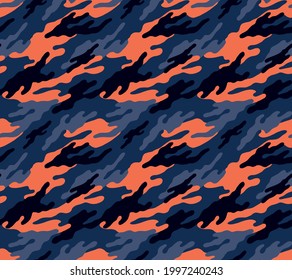 Seamless Urban Camouflage abstract pattern, Military Camouflage repeat pattern design for Army background, printing clothes, fabrics, sport t-shirts jersey, web banners, posters, cards and wallpapers