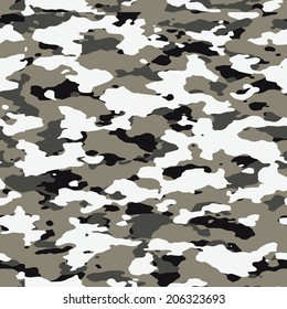 Seamless urban camouflage texture vector