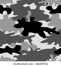 Seamless urban city and winter camouflage pattern