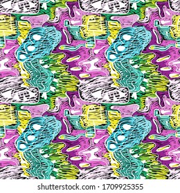 Seamless urban colorful pattern for creative ideas.