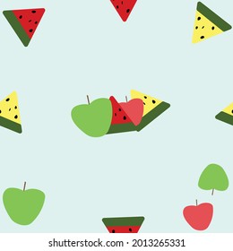 Seamless Useful things Patterns of Fruit