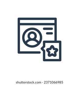 Seamless User Experience Design Vector Icon Illustration