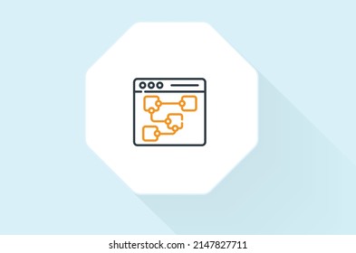 Seamless User Experience Icon Vector Design