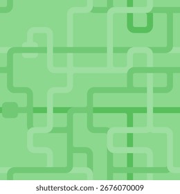 Padrão contínuo de infraestrutura de utilidade pública - conectando tubulações projeto de labirinto geométrico. Textura de tubos de água.