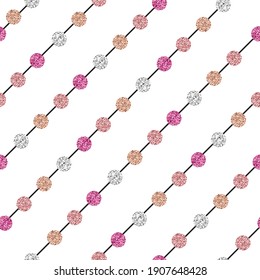 fondo de patrón valantino transparente con forma de punto de brillo rosa