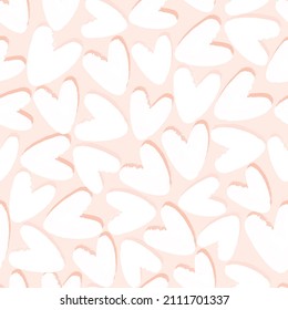 seamless valentine day pattern background with heart and shade , valentine card