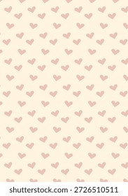 Nahtloses Valentinsherzmuster in weichen Pastellfarben