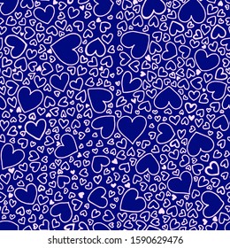 seamless valentine pattern vector image