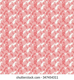 seamless valentine's background with red hearts