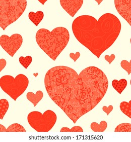 seamless valentine's day background