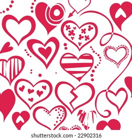 seamless valentine's day background