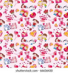 seamless Valentine's Day pattern