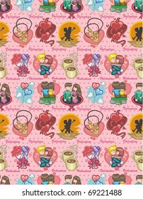 seamless Valentine's Day pattern