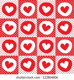 Seamless Valentine`s wallpaper