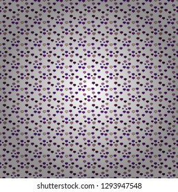 Seamless Valentine':s with white, violet and gray elements. Heart pattern. Vector illustration.