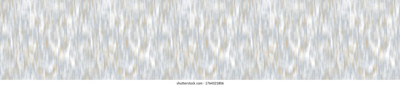 Seamless variegated marl heather texture banner background. Woven farmhouse cotton fabric border. Abstract camo vector pattern design. Mottled melange space dye textile ribbon trim.