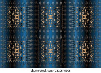 Seamless variegated patterns on a colored striped background