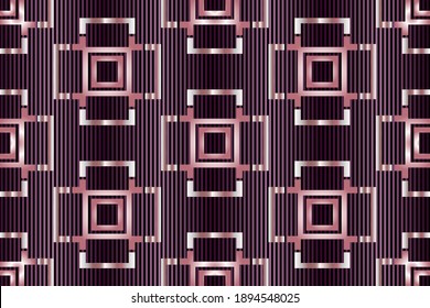 Seamless variegated patterns on vinous striped background