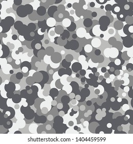 Seamless vecor camouflage pattern made of spots